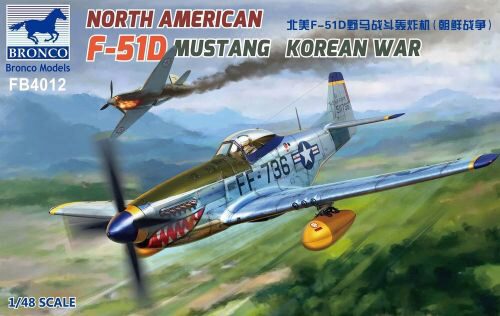 Bronco Models FB4012 North American F-51D Mustang Korean War