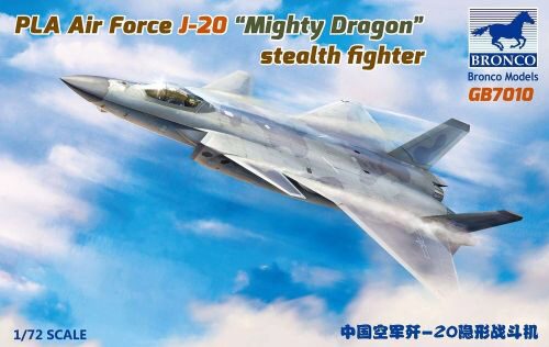 Bronco Models GB7010 PLA Air Force J-20 Mighty Dragon stealth fighter