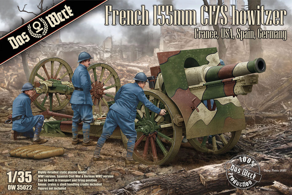 Das Werk 35022 French 155mm C17S Howitzer