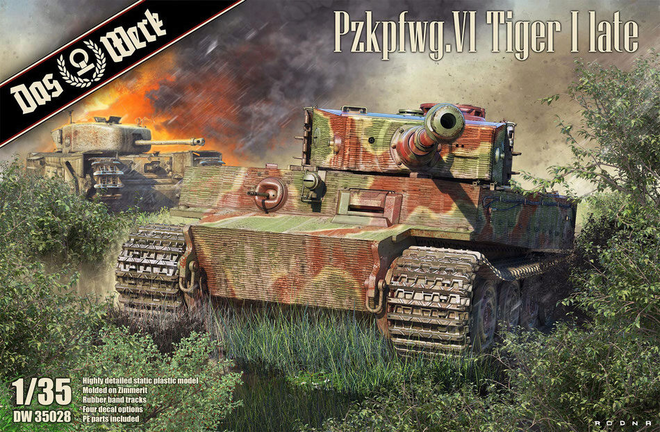 Das Werk 35028 PzKpfwg.VI Tiger I late (Sd.Kfz.181)