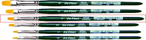 Da Vinci 122/4 Hobbypinsel extrafein, flach Grösse 4