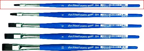 Da Vinci 394/2 Pinsel kräftige, federstarke Fasern, flach Grösse 2