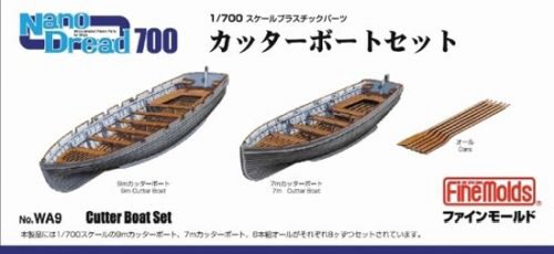 Fine Molds  FMWA9 1/700 Cutter Boat Set (9m, 7m Cutter)