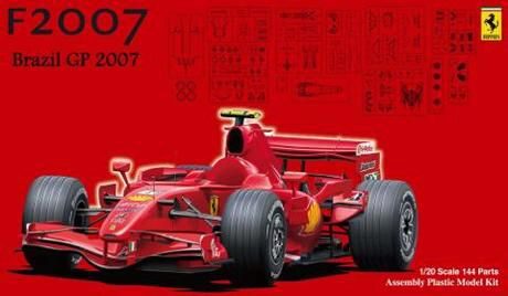 FUJIMI 09048 Ferrari F2007 Brazil GP 2007 Raikkonen