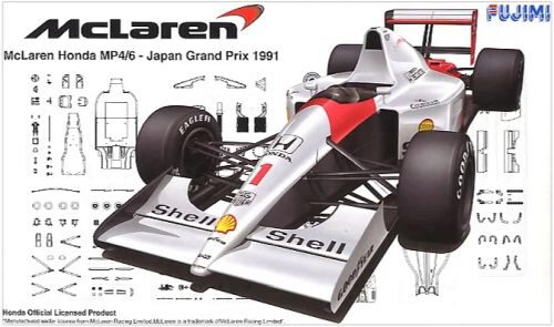 FUJIMI 09213 McLaren Honda MP4/6 1991 Japan GP San Marino/Brazil