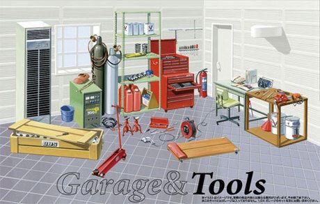 FUJIMI 11118 Garage and Tools