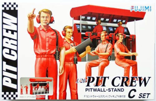 FUJIMI 11332 Pit Crew - Set C Pitwall Stand