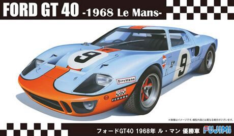 FUJIMI 12605 Ford GT 40 Le Mans Winner 1968