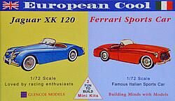 Glencoe Models 523604 1/72 Jaguar XK 120, Ferrari