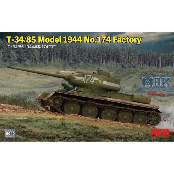 RYE FIELD MODEL 5040 T-34/85 Model 1944 No.174 Factory