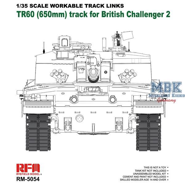 Rye Field Model 5054 Challenger 2 TR60 workable tracks