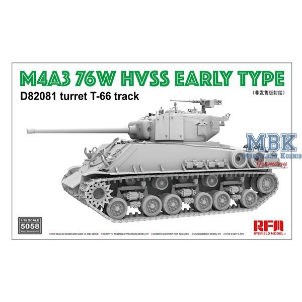 RYE FIELD MODEL 5058 Sherman M4A3 76W HVSS early