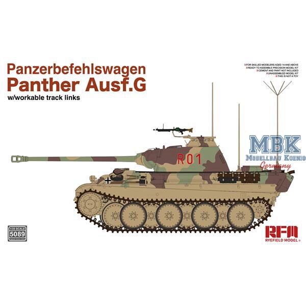 RYE FIELD MODEL 5089 Panzerbefehlswagen Panther Ausf.G