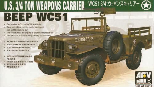 AFV-Club 35S15 WC-51 4X4 WEAPONS CARRIER DODG