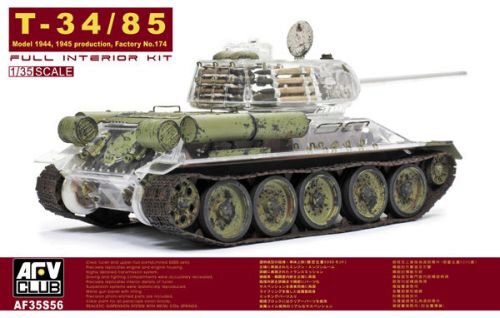 AFV-Club 35S56 T-34/85 Factory 174 with trans. turret
