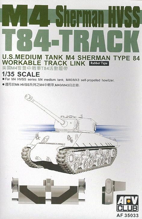 AFV-Club 35033 M4 Sherman HVSS T84-Track