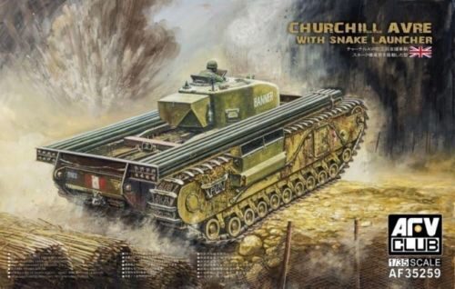 AFV-Club AF35259 Churchill avre with snake launcher