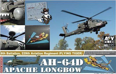 AFV-Club AR72S01 AH-64D Apache Longbow (the plastic parts of injection from ACADEMY)
