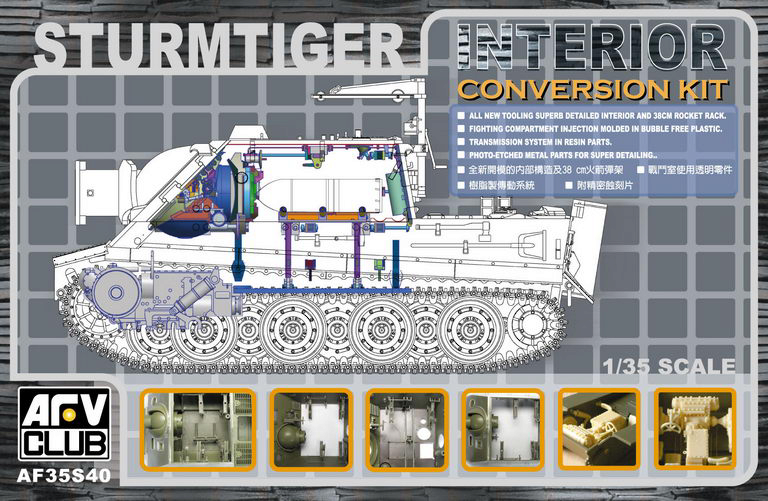 AFV-Club 35S40 STURMTIGER INTERIOR SET