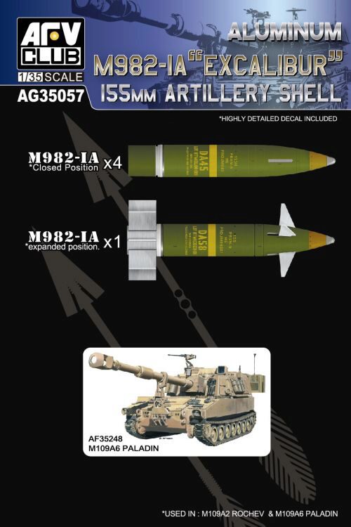 AFV-Club AG35057 New 155mm artillery shell