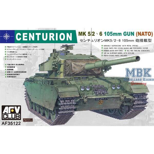 AFV Club 35122 Centurion Mk.5/2 /6 105mm (NATO)