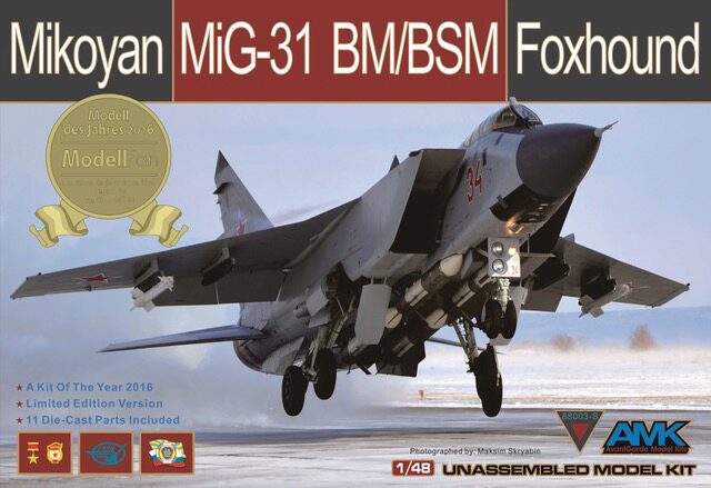 AMK AvantGarde Model Kits 88003-S Mikoyan MiG-31BM/BSM Foxhound Limited Edition
