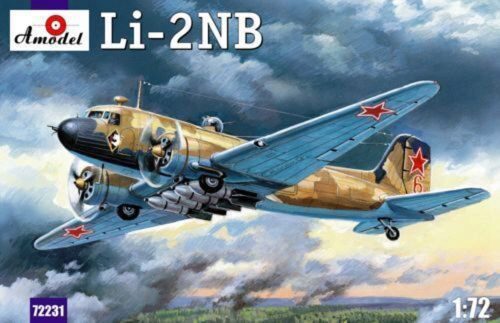 Amodel AMO72231 Lisunow Li-2NB Soviet light bomber