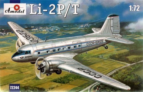 Amodel AMO72244 Lisunov Li-2P/T Soviet passenger aircraf