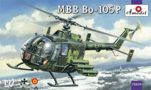 Amodel AMO72259 MBB Bo-105P helicopter, military version