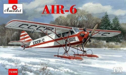 Amodel AMO72309 AIR-6 Soviet monoplane on skis