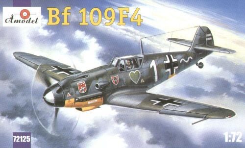 Amodel AMO72125 Messerschmitt Bf-109F4 WWII Ger. fighter