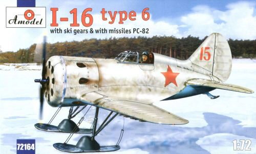 Amodel AMO72164 Polikarpov I-16 type 6 Soviet fighter