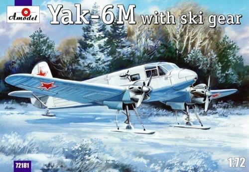 Amodel AMO72181 Yakovlev Yak-6M with ski gear