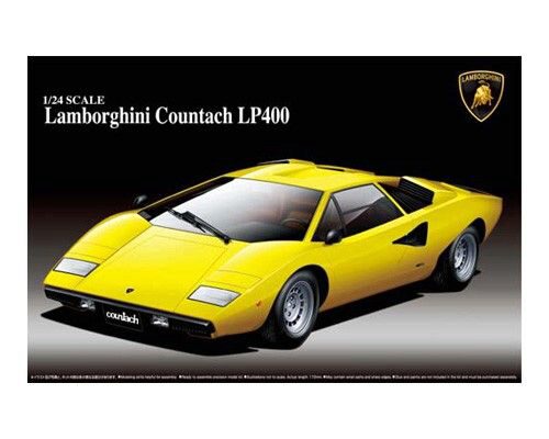 AOSHIMA 04670 Lamborghini Countach LP400