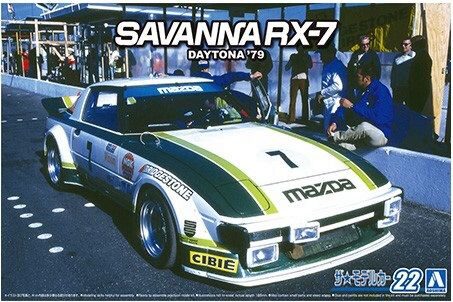 AOSHIMA 06103 Mazda Savanna RX-7 Daytona 1979