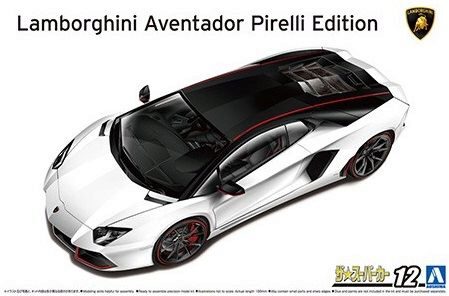 AOSHIMA 06121 Lamborghini Aventador Pirelli Edition '14