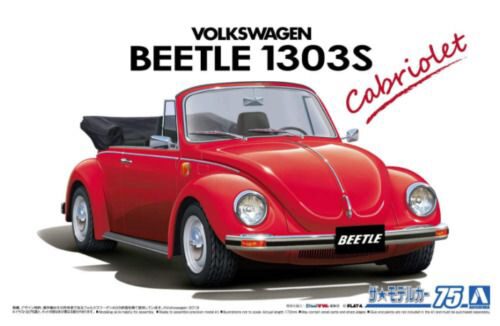 AOSHIMA 06154 Volkswagen 15ADK Beetle 1303S Cabriolet '75