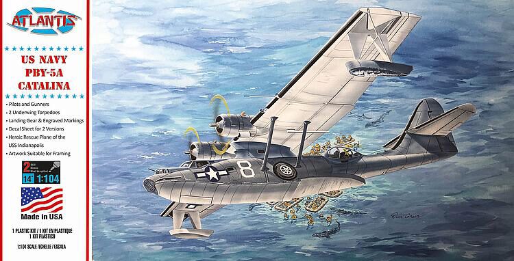 Atlantis 565301 1/104 PBY- Catalina, US Navy