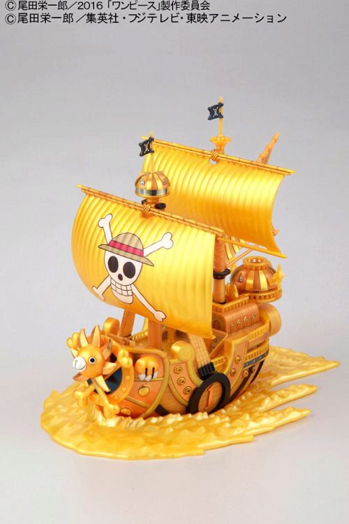 BANDAI 50055 One Piece Grand Ship Coll Thousn S Gold
