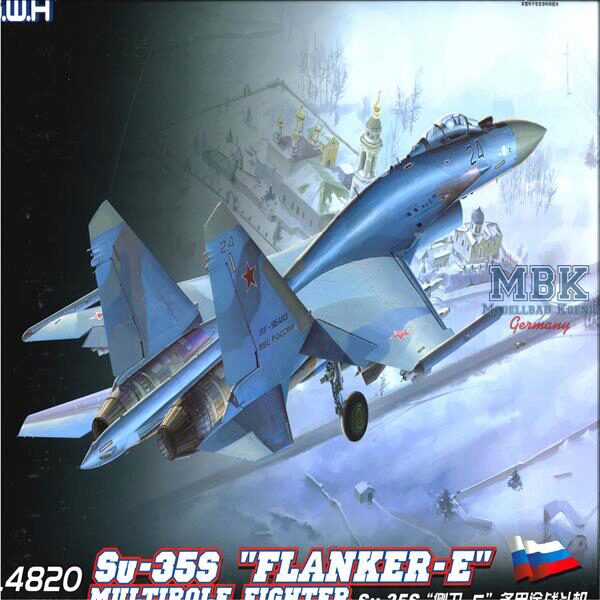 GREAT WALL HOBBY L4820 SU-35s "Flanker E" Multirole Fighter
