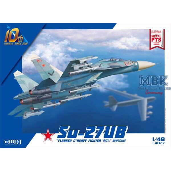 GREAT WALL HOBBY L4827 Su-27UB "Flanker-C" Heavy Fighter