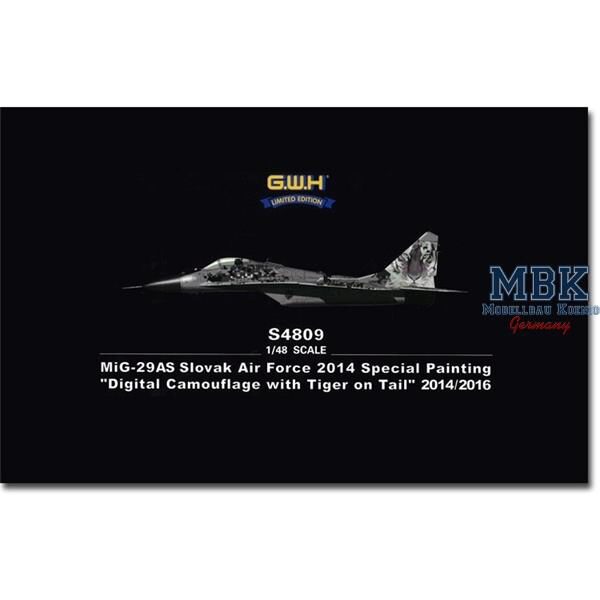 GREAT WALL HOBBY S4809 MiG-29AS Slovak Air Force Special Painting 2014/16