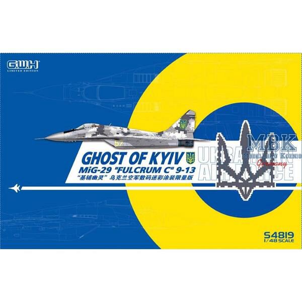 GREAT WALL HOBBY S4819 Ukrainian MiG-29 Fulcrum C 9-13 - Limited Edition