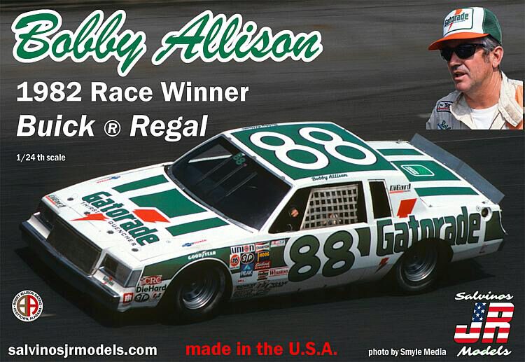 JR Salvino 559459 1/24 Bobby Allison #88, Buick Regal, 1981