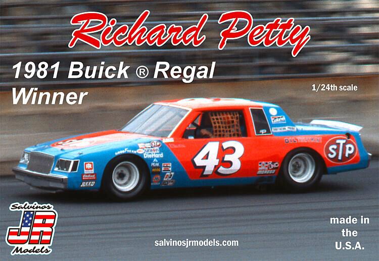 JR Salvino 559460 1/24 Richard Petty #43, Buick Regal, 1981