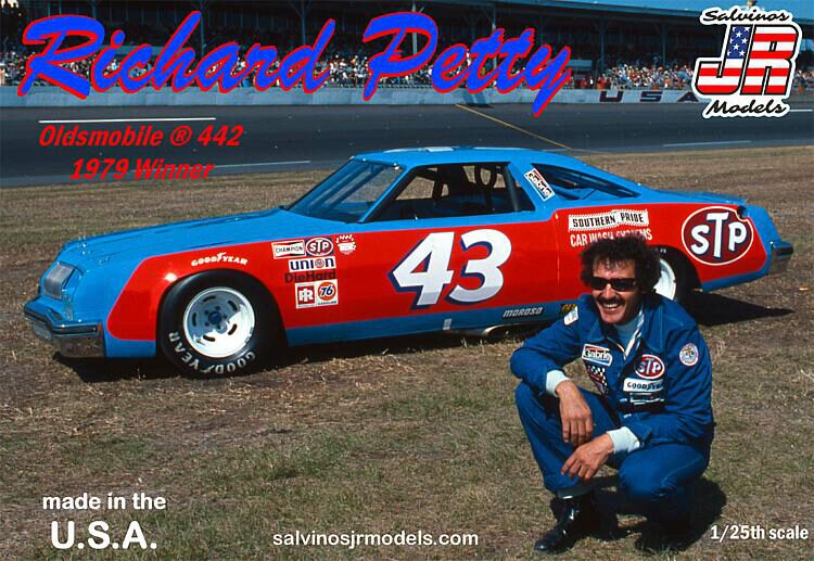 JR Salvino 559461 1/25 Richard Petty #43, Oldsmobile 442, 1979