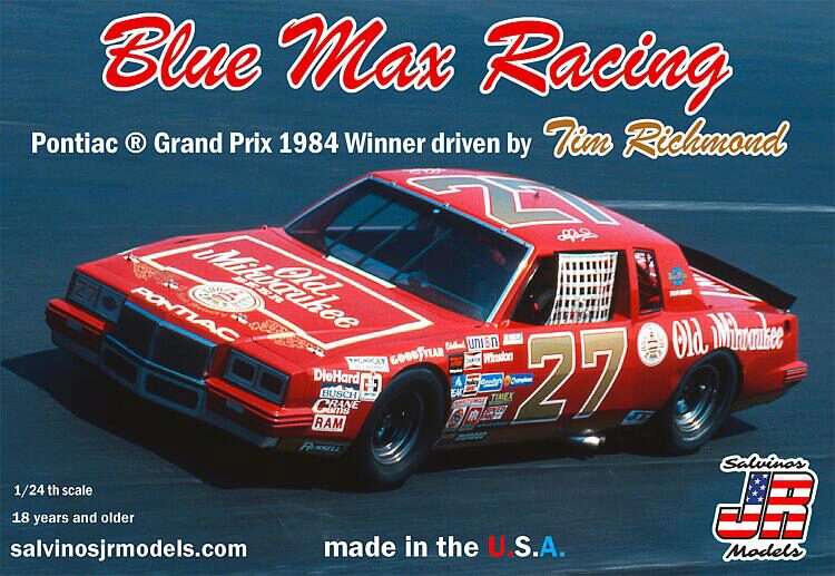 JR Salvino 559906 1/24 Tim Richmond, Blue Max Racing 2+2, 1984