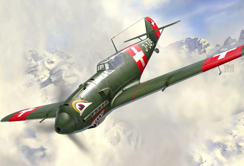 AZ Models AZM7664 Messerschmitt Bf 109E-3 „In Swiss Service“
