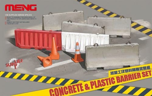 MENG-Model SPS-012 Concrete & plastic barrier set