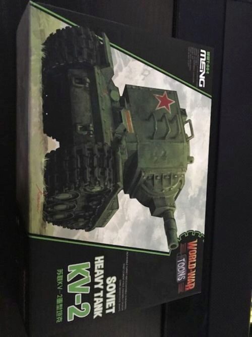 MENG-Model WWT-004 Soviet Heavy Tank KV-2 (cartoon model)